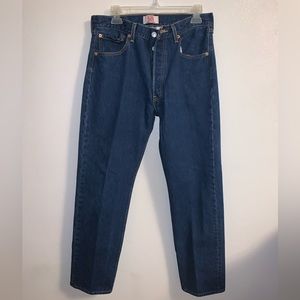 Levi’s 501 Straight Leg Button-fly Jeans 34 X 34 2009